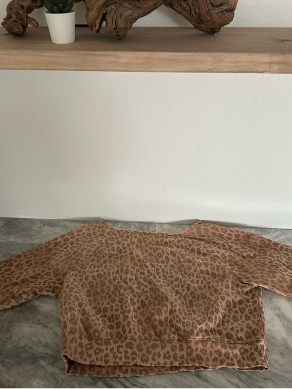 PINK Victoria's Secret Brown Leopard Print women’s Sweatshirt